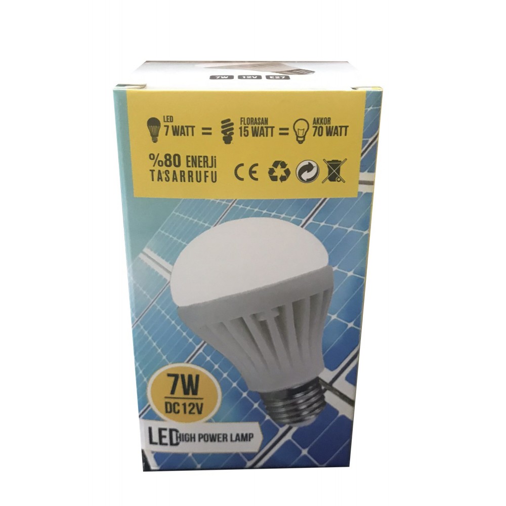 7 WATT 12 VOLT LED AMPUL