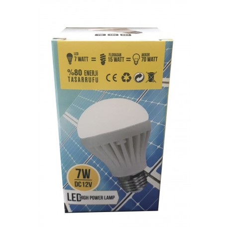7 WATT 12 VOLT LED AMPUL