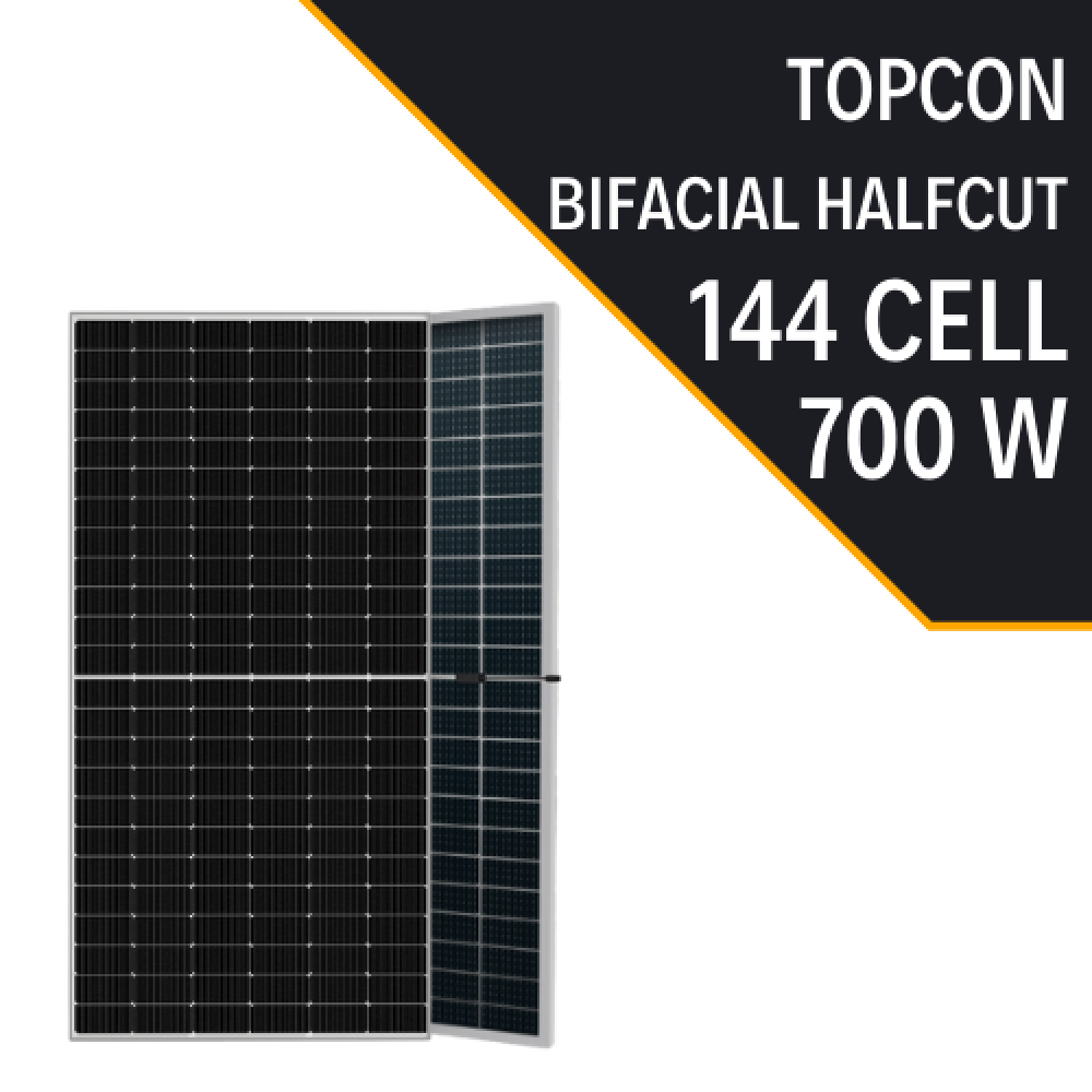 700 Watt Topcon Bıafıcal Half Cut Monokristal Güneş Paneli Lexron