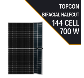 700 Watt Half Cut Monokristal Topcon Güneş Paneli  