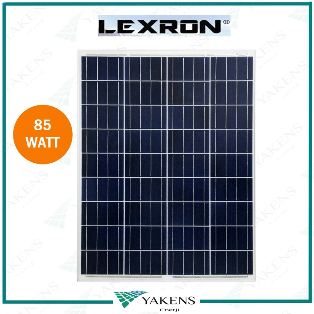 85 Watt 12V Polikristal Güneş Paneli Lexron