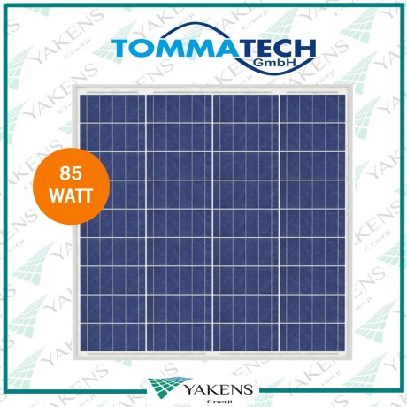 85 Watt Polikristal Güneş Paneli Tommatech