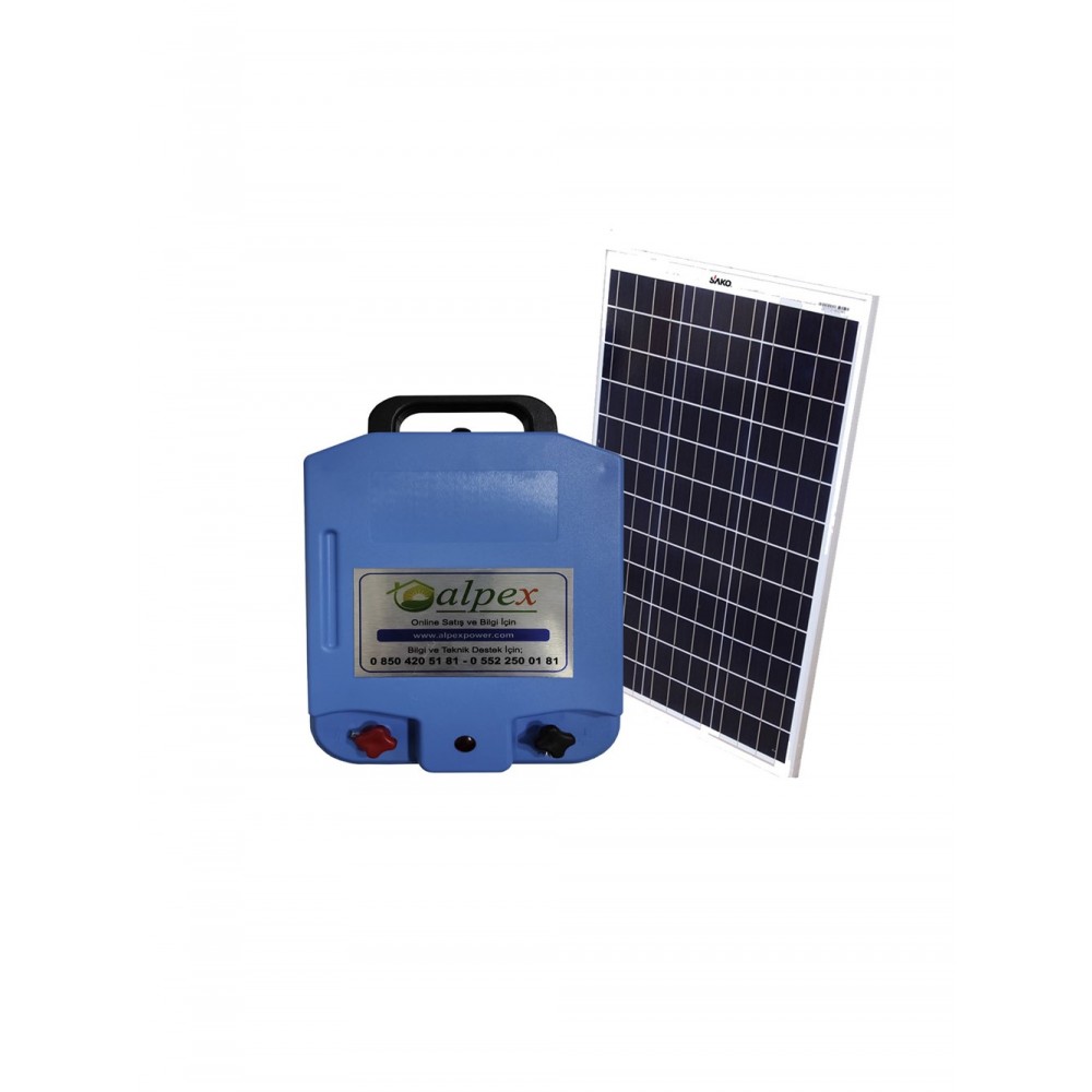 Elektrikli Çit Cihazı 25000 Volt Aç Kapa Model Panelli Set