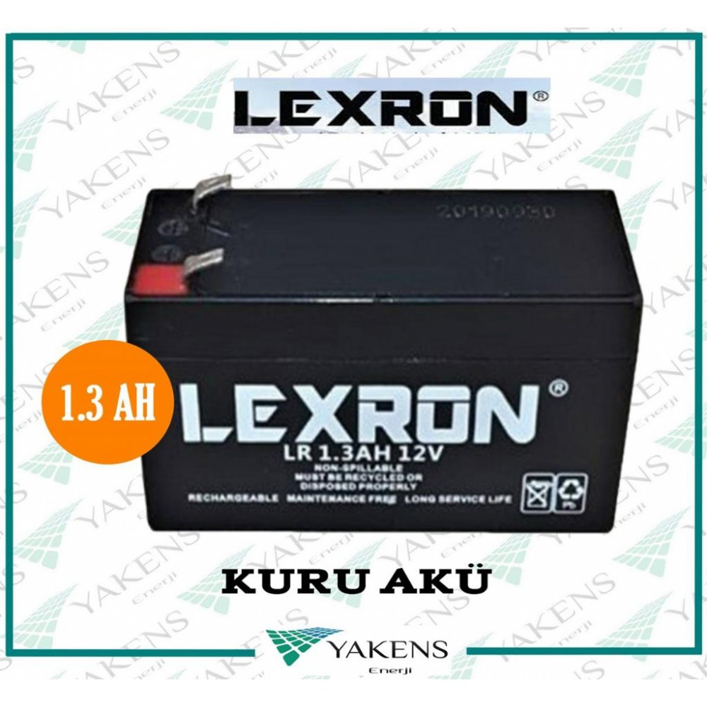 Lexron 1.3 AH 12V Kuru Akü