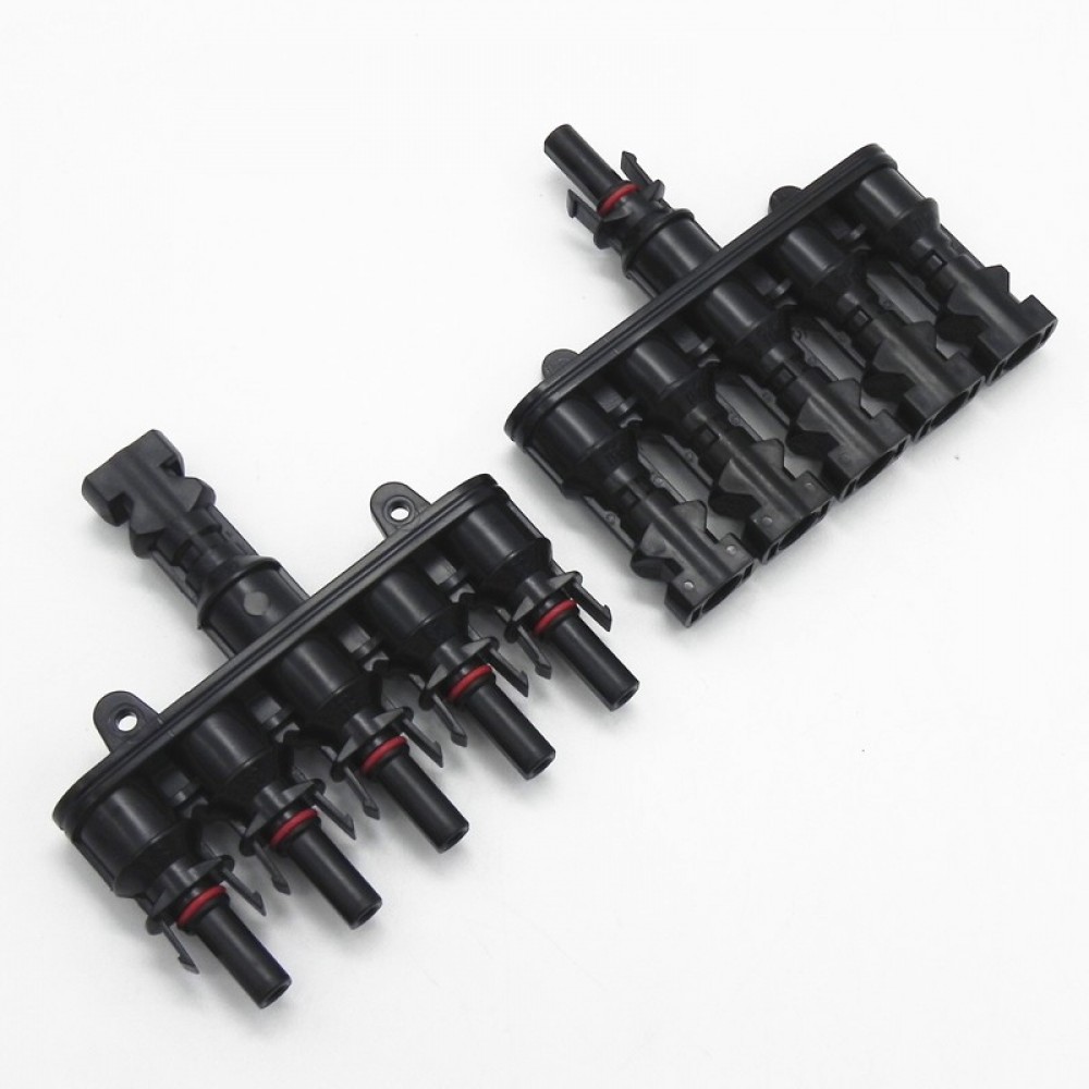 MC4 Konnektör Dörtleme Bağlantı Seti (1 Dişi 1 Erkek)