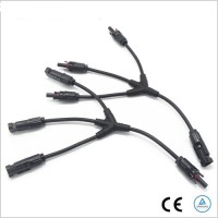 MC4 Konnektör Kablolu Üçleme Bağlantı Seti (1 Dişi 