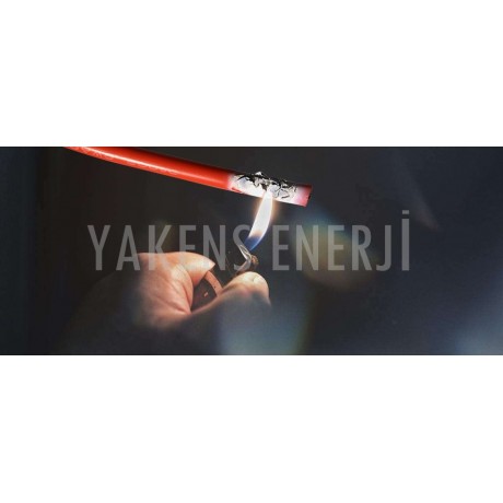 Hazır Soketli (3m+3m) 6 Metre 4mm Güneş Paneli Solar Kablo Siyah Kırmızı