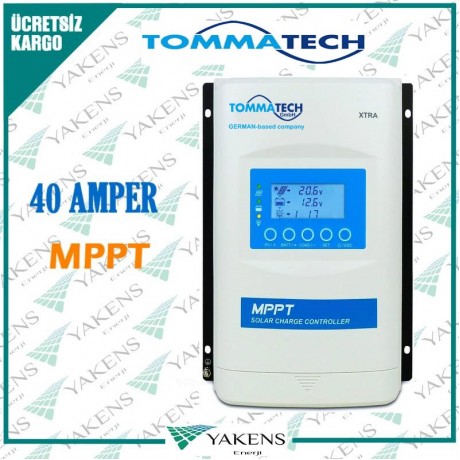Tommatech 40A-150V 12/24/48 MPPT Şarj Kontrol Cihazı