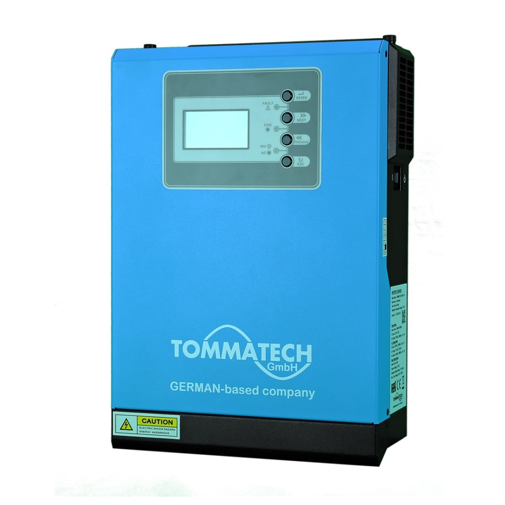 Tommatech 1000W / 12V Mppt Şarjlı Akıllı İnverter NEW 1K MPPT (40A Mppt Şarjlı)